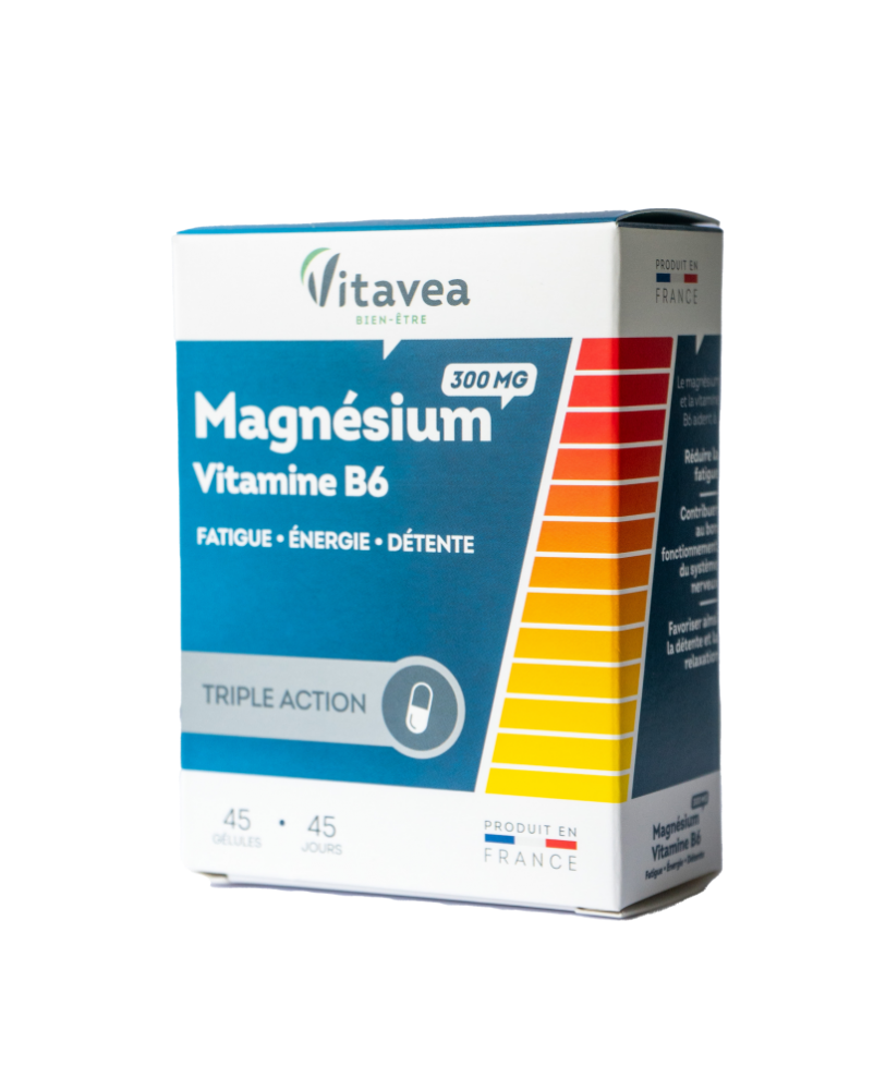 Vitavea Magnis + vitaminas B6 45 kapsulės